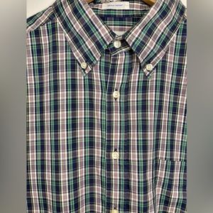 Gant Yale Co-op Campus Store plaid button down shirt, men’s L. Americana.